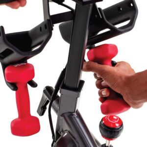Schwinn IC4 Dumbbell Cradles